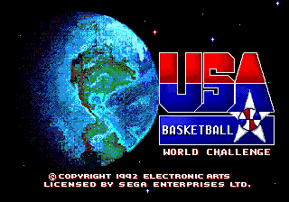 Team USA Basketball Title Screen